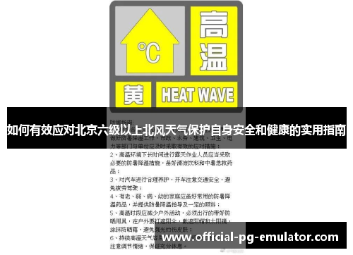 如何有效应对北京六级以上北风天气保护自身安全和健康的实用指南